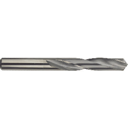 #42 Dia. × 0.0935″ Shank × 1″ Flute Length × 2″ OAL, Standard, 118°, AlTiN, 2 Flute, External Coolant, Round Solid Carbide Drill Series/List #5374T - Exact Industrial Supply