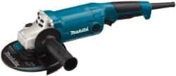 Makita - 6" Wheel Diam, 10,000 RPM, Corded Angle & Disc Grinder - 5/8-11 Spindle, 120 Volts, 10.5 Amps - Exact Industrial Supply