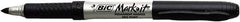Bic - Black Permanent Marker - Fine Tip, Alcohol Base Ink - Exact Industrial Supply