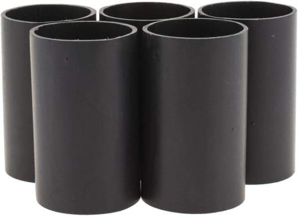 Value Collection - 2" Long Heat Shrink Electrical Tubing - Black - Exact Industrial Supply