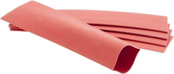 Value Collection - 6" Long Heat Shrink Electrical Tubing - Orange - Exact Industrial Supply