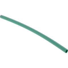 Value Collection - 4" Long Heat Shrink Electrical Tubing - Green - Exact Industrial Supply
