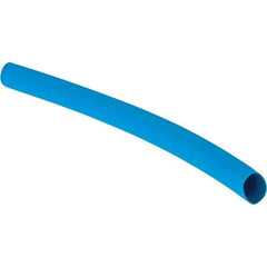 Value Collection - 4" Long Heat Shrink Electrical Tubing - Blue - Exact Industrial Supply