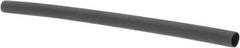 Value Collection - 6" Long Heat Shrink Electrical Tubing - Black - Exact Industrial Supply