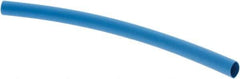 Value Collection - 6" Long Heat Shrink Electrical Tubing - Blue - Exact Industrial Supply