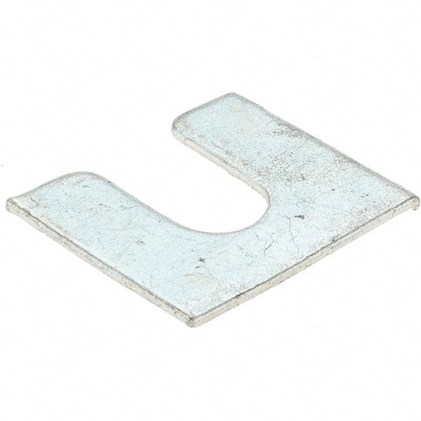 Made in USA - Metal Shim Stock   Type: Slotted Shim    Material: Steel - Exact Industrial Supply