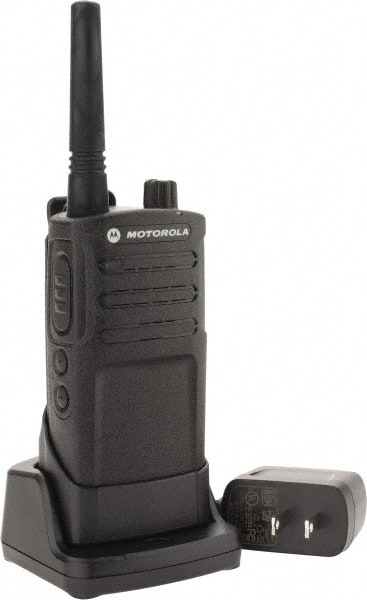 Motorola Solutions - 250,000 Sq Ft Range, 5 Channel, 2 Watt, Series RM, Professional Two Way Radio - Exact Industrial Supply