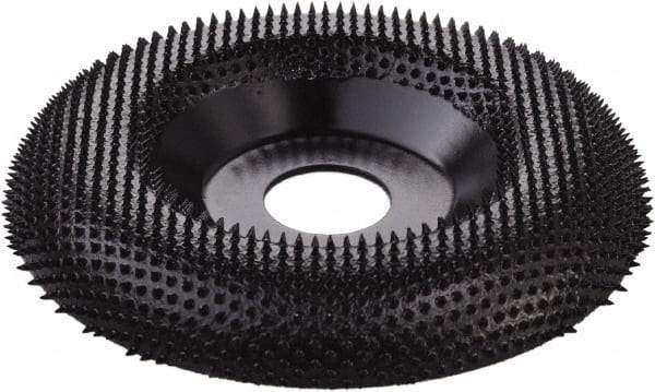 KUTZALL - 4-1/2" Wheel Diam, 5/8" Wheel Thickness, 7/8" Arbor Hole, Type 27 Depressed Center Wheel - Tungsten Carbide, 15,000 Max RPM - Exact Industrial Supply