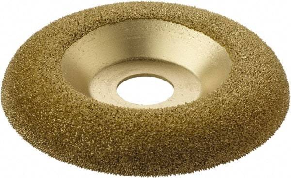 KUTZALL - 4-1/2" Wheel Diam, 5/8" Wheel Thickness, 7/8" Arbor Hole, Type 27 Depressed Center Wheel - Tungsten Carbide, 15,000 Max RPM - Exact Industrial Supply