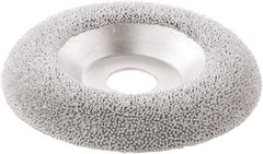 KUTZALL - 4-1/2" Wheel Diam, 5/8" Wheel Thickness, 7/8" Arbor Hole, Type 27 Depressed Center Wheel - Tungsten Carbide, 15,000 Max RPM - Exact Industrial Supply