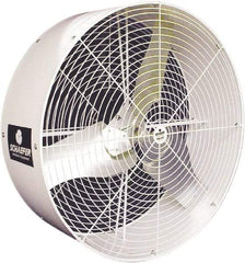 Schaefer Ventilation Equipment - 36" Blade, 1/2 hp, 11,000 CFM, Industrial Circulation Fan - Ceiling Mount, 1 Speed - Exact Industrial Supply