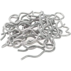 Value Collection - 21/32" Groove, 1-13/16" Long, Stainless Steel Hair Pin Clip - 0.093" Clip Diam, 3/4" Shaft Diam, Grade 302 & 18-8 - Exact Industrial Supply