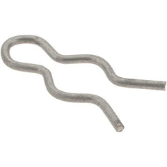 Value Collection - 5/16" Groove, 31/32" Long, Stainless Steel Hair Pin Clip - 0.052" Clip Diam, 3/8" Shaft Diam, Grade 302 & 18-8 - Exact Industrial Supply