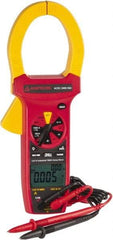 Amprobe - ACDC-3400 IND, CAT IV, CAT III, Digital True RMS Clamp Meter with 2.2441" Clamp On Jaws - 750 VAC, 1000 VDC, 1000 AC/DC Amps, Measures Voltage, Capacitance, Current, Frequency, Resistance - Exact Industrial Supply