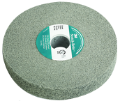 6" - FIN Grit - Silicon Carbide - SST Unitized Wheel - Exact Industrial Supply