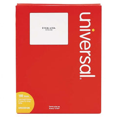 UNIVERSAL - Labels, Ribbons & Tapes Type: Laser Labels Color: White - Exact Industrial Supply