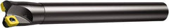 Sandvik Coromant - 32mm Cut Diam, 8mm Max Depth of Cut, 25mm Shank Diam, 210mm OAL, Indexable Chamfer & Angle End Mill - Multiple Insert Styles, Cylindrical Shank, 10° Lead Angle, Through Coolant - Exact Industrial Supply