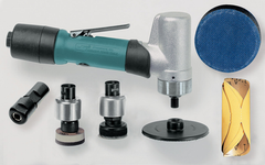 #51415 - 1-1/4" - Air Powered Random Orbital Sander - Exact Industrial Supply