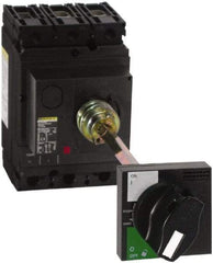 Square D - Circuit Breaker Rotary Handle - Use with Circuit Breaker - Exact Industrial Supply