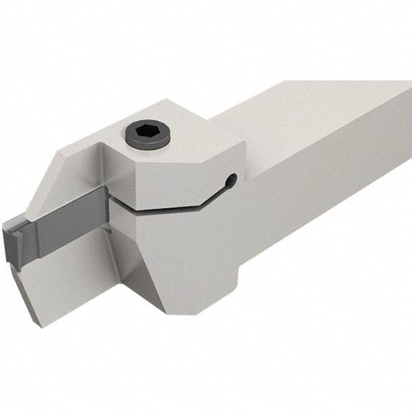 Iscar - HLPG, Left Hand, 25mm Max Depth of Cut, Indexable Grooving Tool Holder - LPGIR Insert Compatibility, 25mm Shank Height, 25mm Shank Width, 160mm OAL - Exact Industrial Supply