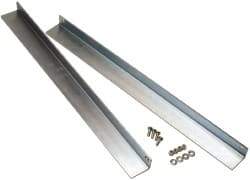 SKB Corporation - Tool Box Steel Rack Accessories - 2" Wide x 1-1/4" Deep x 28.44" High, Black, For 28" Shock Racks - Exact Industrial Supply