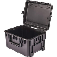 SKB Corporation - 19-1/2" Wide x 15-5/8" High, Clamshell Hard Case - Black, Polystyrene - Exact Industrial Supply