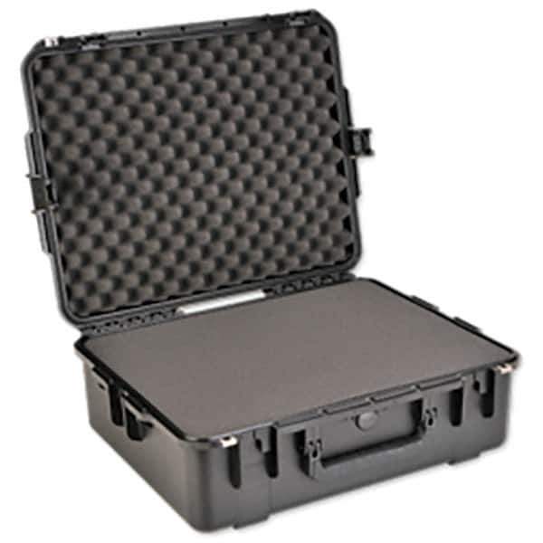 SKB Corporation - 19-1/2" Wide x 8-55/64" High, Clamshell Hard Case - Black, Polystyrene - Exact Industrial Supply