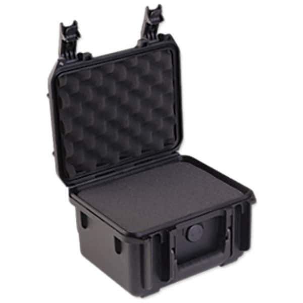 SKB Corporation - 9-1/2" Wide x 6-1/8" High, Clamshell Hard Case - Black, Polystyrene - Exact Industrial Supply