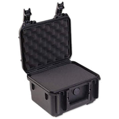 SKB Corporation - 9-1/2" Wide x 6-1/8" High, Clamshell Hard Case - Black, Polystyrene - Exact Industrial Supply