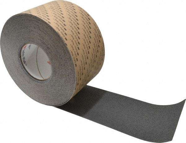 3M - Gray Solid Color Anti-Slip Vinyl Tape - 4" Wide x 60' Long - Exact Industrial Supply