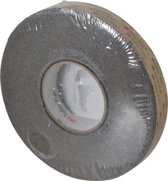 3M - Gray Solid Color Anti-Slip Vinyl Tape - 1" Wide x 60' Long - Exact Industrial Supply