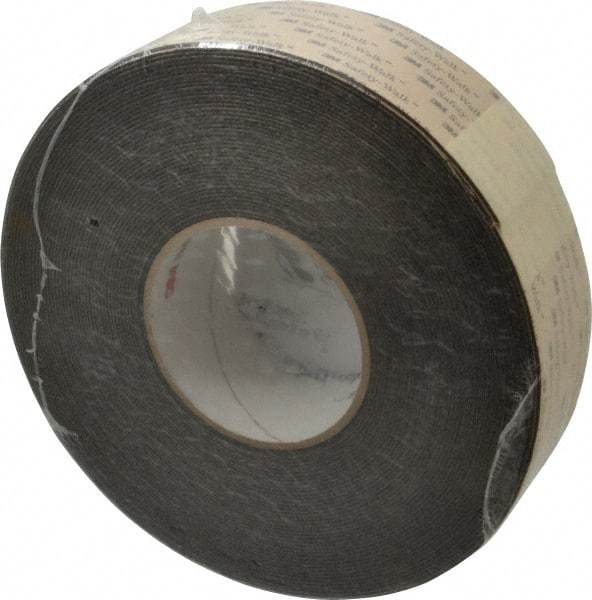 3M - Black Solid Color Anti-Slip Vinyl Tape - 2" Wide x 60' Long - Exact Industrial Supply