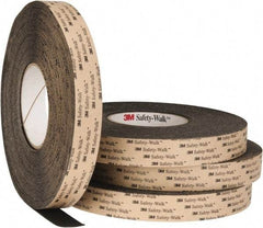 3M - Black Solid Color Anti-Slip Vinyl Tape - 1" Wide x 60' Long - Exact Industrial Supply