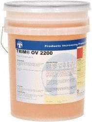 Master Fluid Solutions - Trim OV 2200, 5 Gal Pail Cutting & Grinding Fluid - Straight Oil, For Thread Rolling - Exact Industrial Supply
