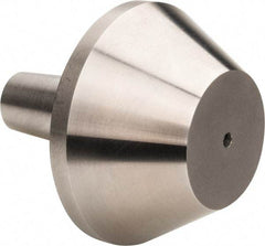 Riten - 5MT Taper, 1-1/2 to 2-3/4" Point Diam, Hardened Tool Steel Lathe Bull Nose Point - 1-5/8" OAL - Exact Industrial Supply