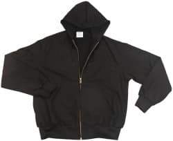 PRO-SAFE - Size XL General Purpose Jacket - Black, Cotton, Zipper Closure - Exact Industrial Supply