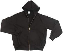 PRO-SAFE - Size 2XL General Purpose Jacket - Black, Cotton, Zipper Closure - Exact Industrial Supply