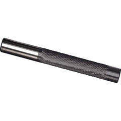 Made in USA - 1/8" Diam, 1" LOC, Solid Carbide Diamond Pattern Router Bit - Right Hand Cut, 3" OAL, 1/8" Shank Diam, Use on Cast Iron, Stainless, Steel, Titanium - Exact Industrial Supply