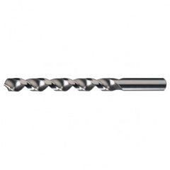3/8 RHS / RHC HSS 118 Degree Radial Point High Helix Jobber Drill - Bright - Exact Industrial Supply