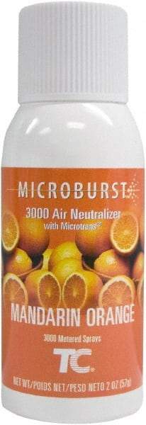 Rubbermaid - 2 oz Air Freshener Dispenser Aerosol Refill - Mandarin Orange, Compatible with Lumecel & Microburst 3000 Dispensers - Exact Industrial Supply
