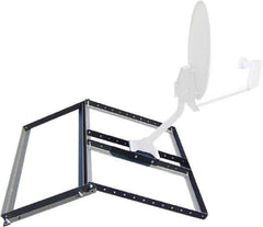 Video Mount - Security Camera Non-Penetrating Pitched Roof Mount - 41" Long, Dark Gray - Exact Industrial Supply