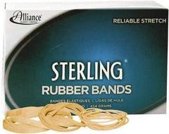 Alliance - 1" Circumference, 1/16" Wide, Ergonomic Rubber Band Strapping - 7,100 Pieces - Exact Industrial Supply