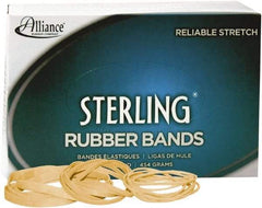 Alliance - 3" Circumference, 1/4" Wide, Ergonomic Rubber Band Strapping - 600 Pieces - Exact Industrial Supply