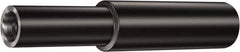 Sandvik Coromant - CoroMill 316 1/2" Straight Shank Milling Tip Insert Holder & Shank - 3" Projection, 0.362" Neck Diam, 0.3602" Nose Diam, 3" OAL, Steel AExx-Axx..SS Tool Holder - Exact Industrial Supply