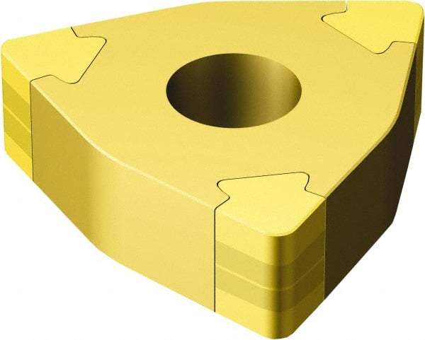 Sandvik Coromant - WNGA332 Grade 7525 CBN Turning Insert - 80° Trigon, 1/4" Inscr Circle, 3/16" Thick, 1/32" Corner Radius - Exact Industrial Supply