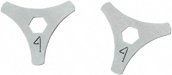 SEYMOUR-MIDWEST - 2 Piece, 3 Setting, Size 4 Gauge Rake Cam Set - Use with CAM Gauge Rake - Exact Industrial Supply