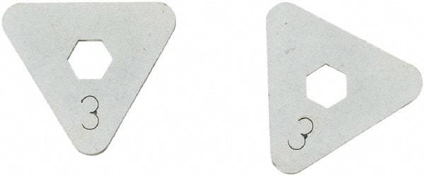 SEYMOUR-MIDWEST - 2 Piece, 3 Setting, Size 3 Gauge Rake Cam Set - Use with CAM Gauge Rake - Exact Industrial Supply