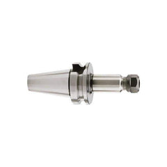 HAIMER - 2.5mm to 26mm Capacity, 70mm Projection, SK40 Taper Shank, ER40 Collet Chuck - 0.003mm TIR, Through-Spindle & DIN Flange Coolant - Exact Industrial Supply