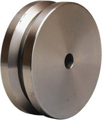 Hamilton - 4 Inch Diameter x 1-3/8 Inch Wide, Stainless Steel Caster Wheel - 600 Lb. Capacity, 1-9/16 Inch Hub Length, 1/2 Inch Axle Diameter, Delrin Bearing - Exact Industrial Supply