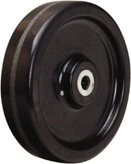 Hamilton - 16 Inch Diameter x 4 Inch Wide, Phenolic Caster Wheel - 5,000 Lb. Capacity, 5-1/4 Inch Hub Length, 2-7/16 Inch Axle Diameter, Plain Bore Bearing - Exact Industrial Supply